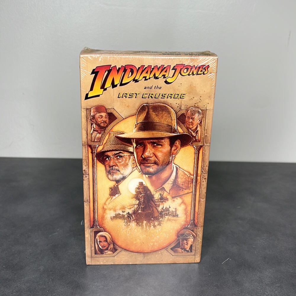 Indiana Jones and the Last Crusade VHS 1989 Paramount Watermarks New Sealed